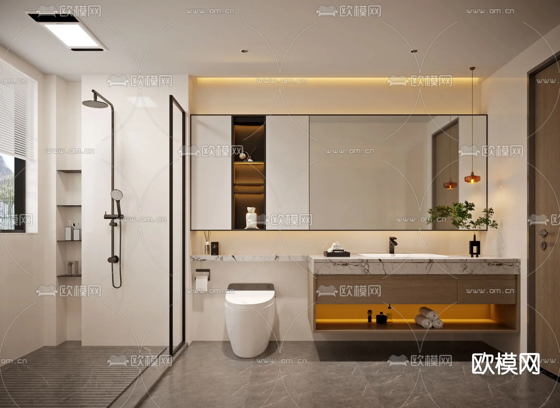 BATHROOM SETS - CORONA - 3D MODEL - 2210