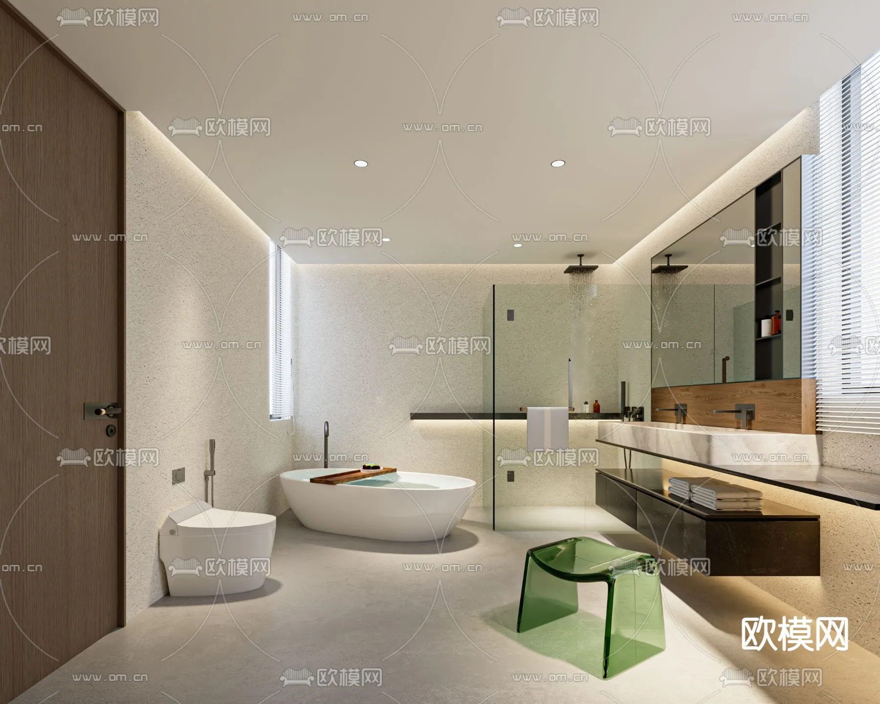 BATHROOM SETS - CORONA - 3D MODEL - 2240