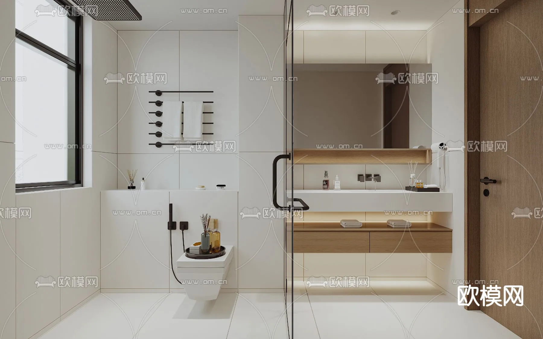 BATHROOM SETS - CORONA - 3D MODEL - 2251