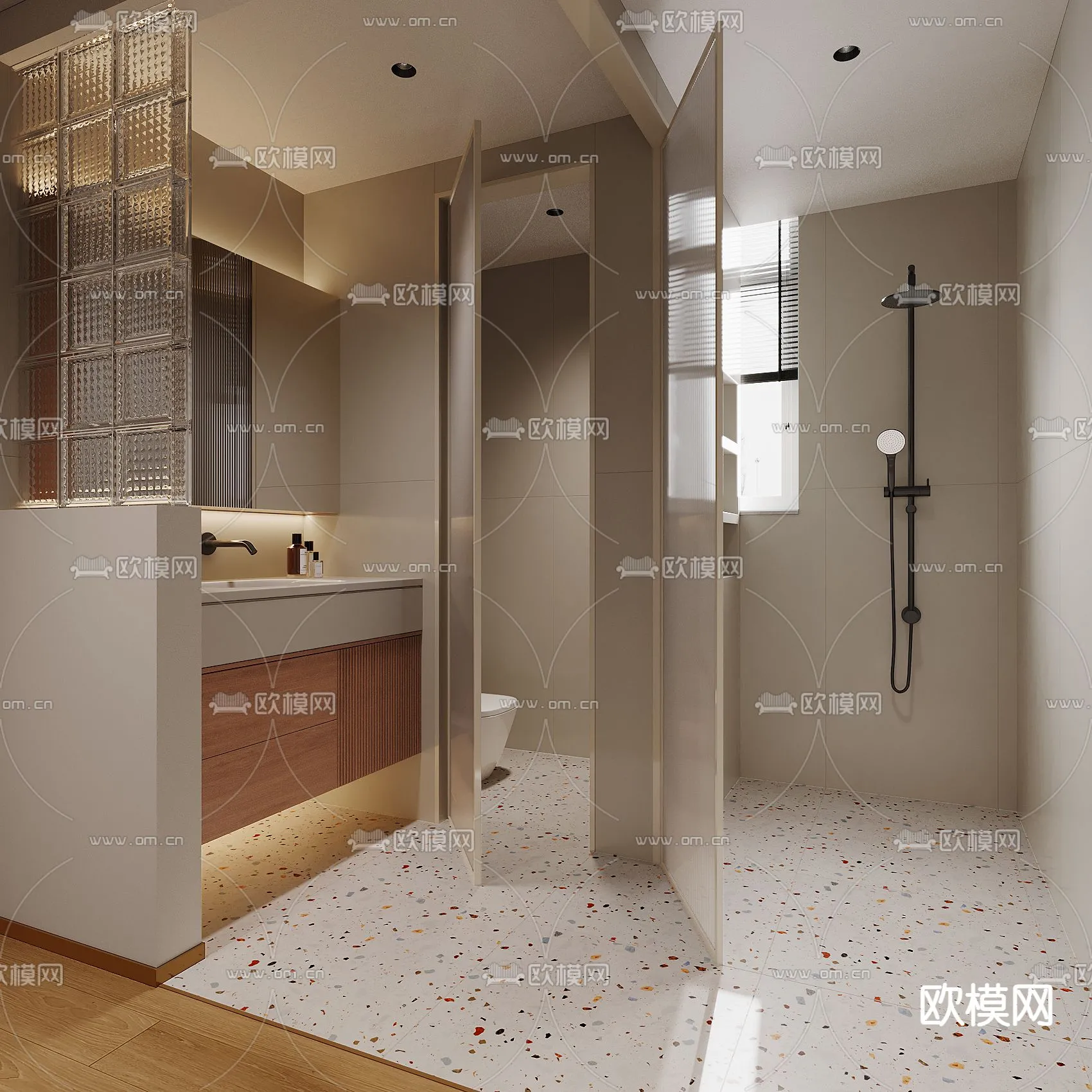 BATHROOM SETS - CORONA - 3D MODEL - 2256