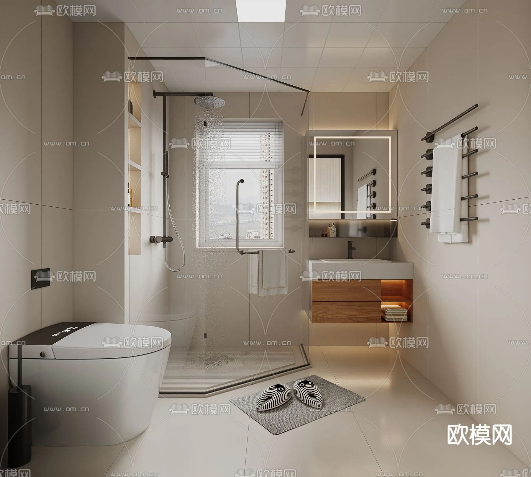 BATHROOM SETS - CORONA - 3D MODEL - 2263