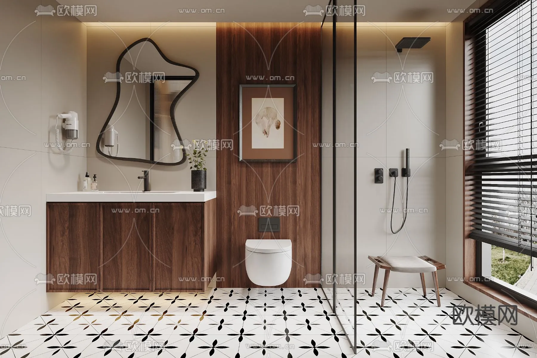 BATHROOM SETS - CORONA - 3D MODEL - 2268