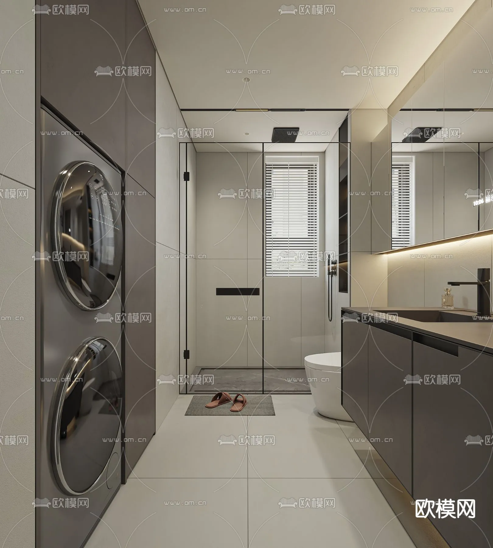 BATHROOM SETS - VRAY / CORONA - 3D MODEL - 2175