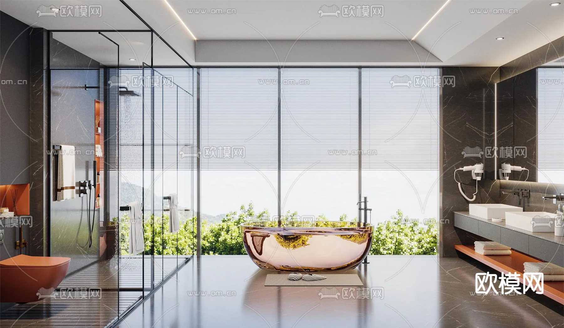 BATHROOM SETS - VRAY / CORONA - 3D MODEL - 2194