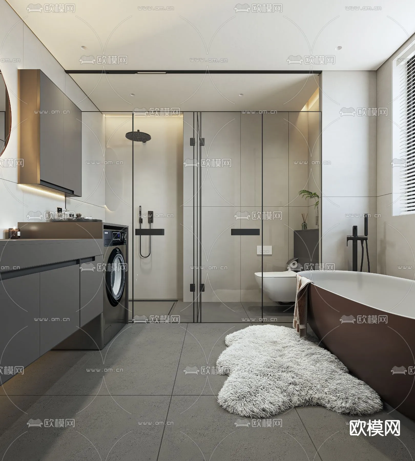 BATHROOM SETS - VRAY / CORONA - 3D MODEL - 2199