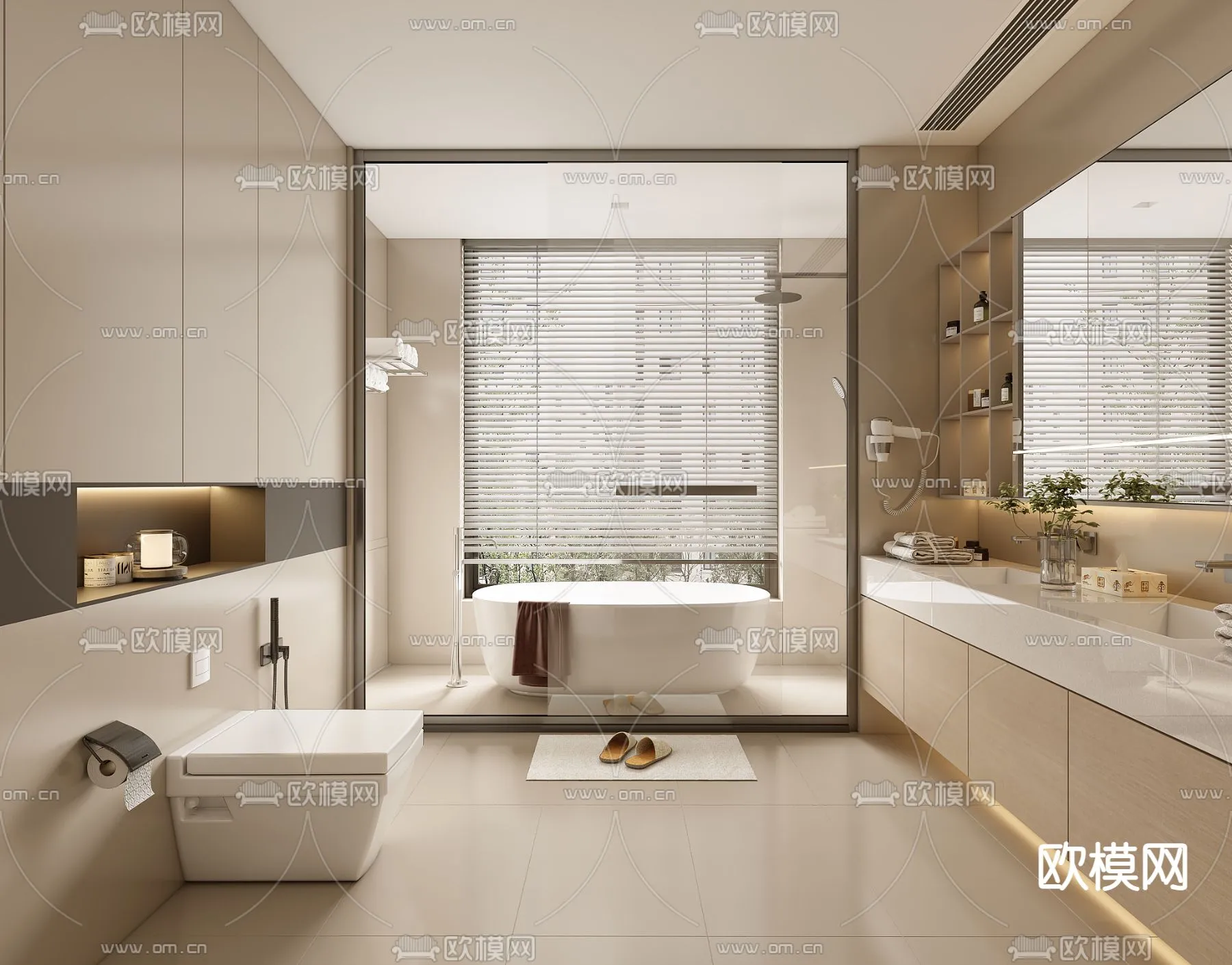 BATHROOM SETS - VRAY / CORONA - 3D MODEL - 2212