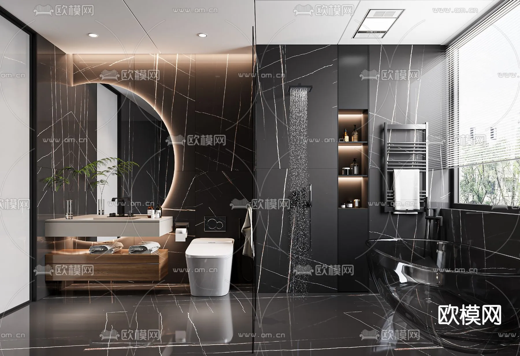 BATHROOM SETS - VRAY / CORONA - 3D MODEL - 2220