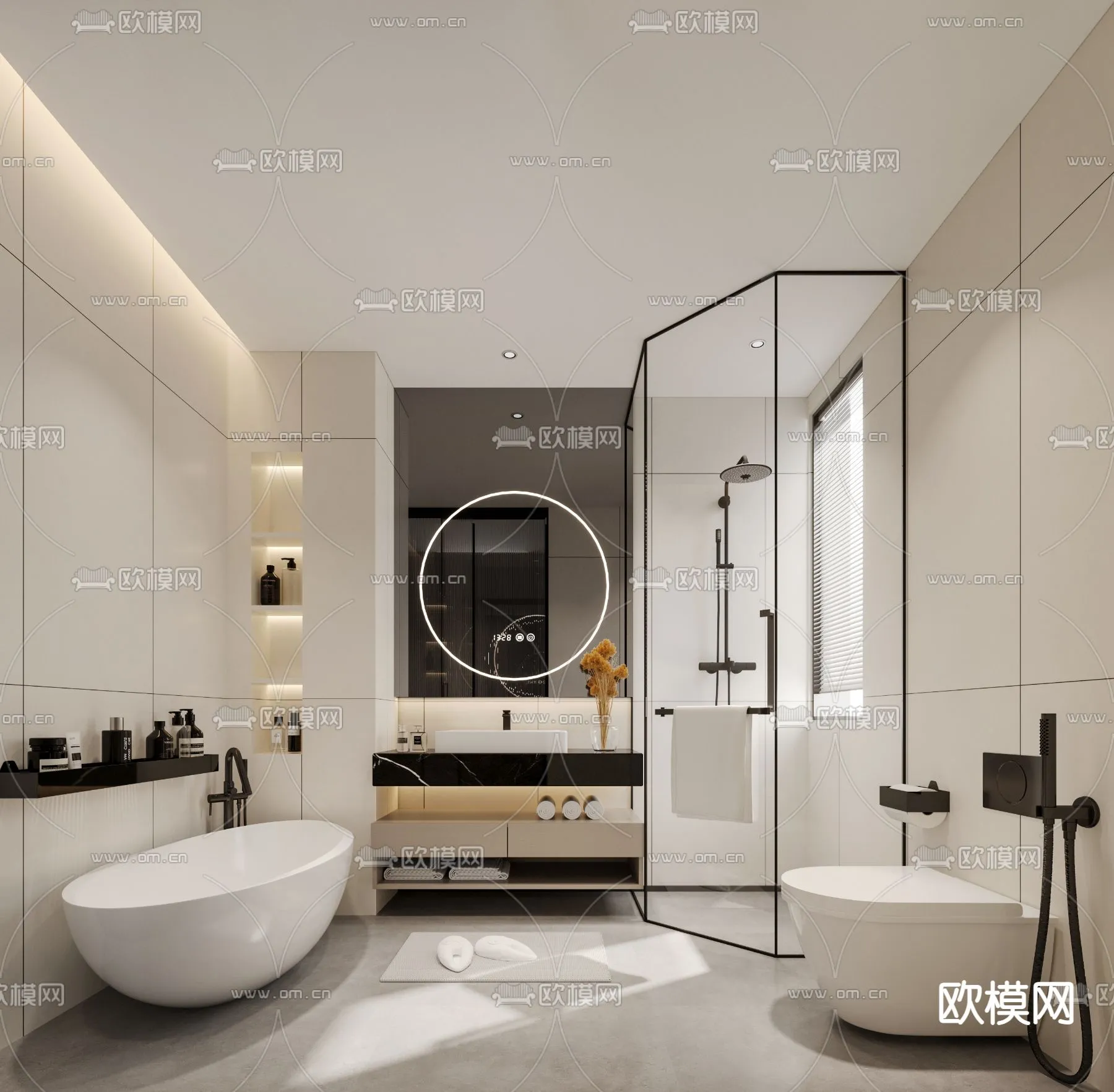 BATHROOM SETS - VRAY / CORONA - 3D MODEL - 2234