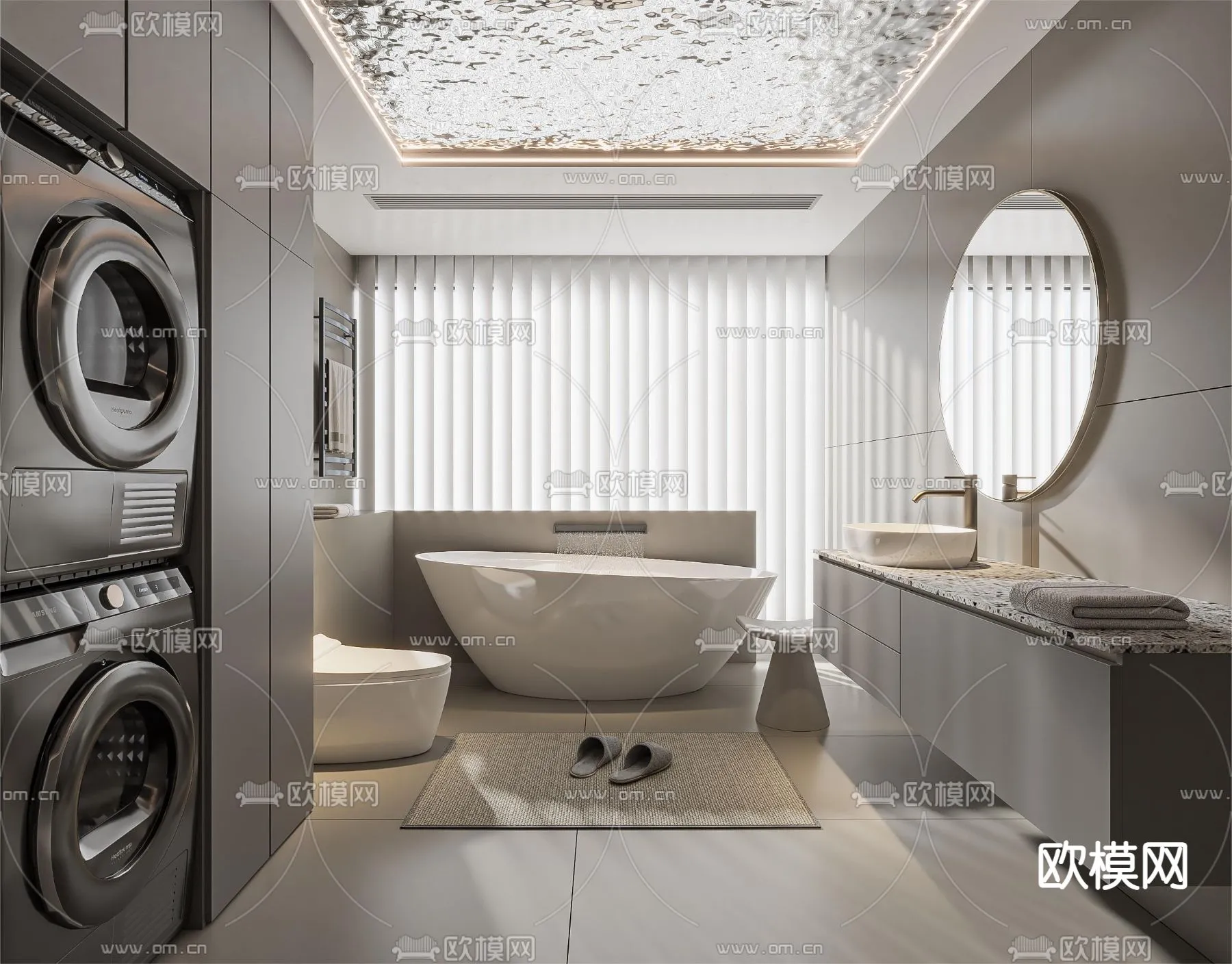 BATHROOM SETS - VRAY / CORONA - 3D MODEL - 2242