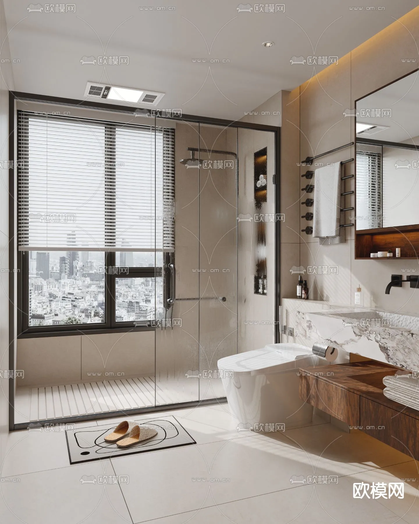 BATHROOM SETS - VRAY / CORONA - 3D MODEL - 2248