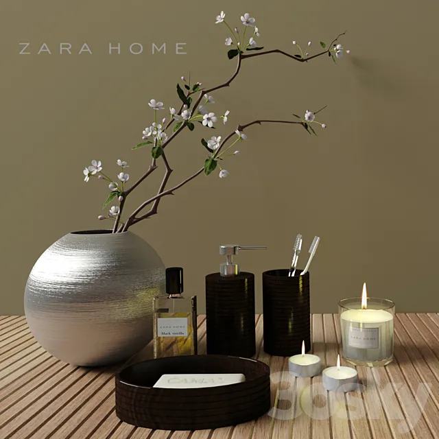 Bathroom Sets Zara Home 3DModel