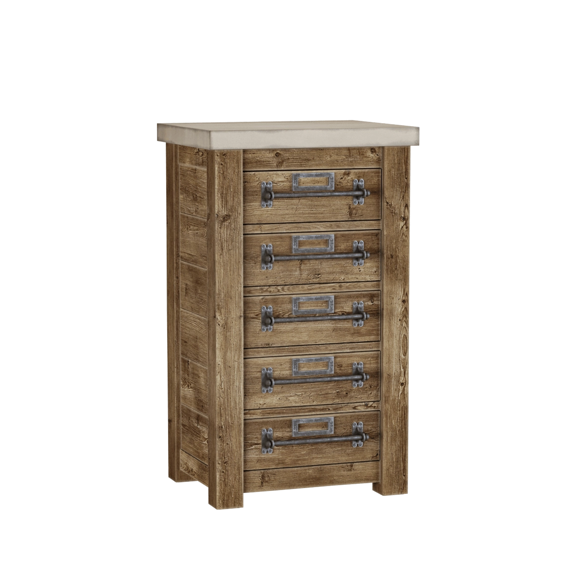 bathroom - Short cabinet for bath 3D Model