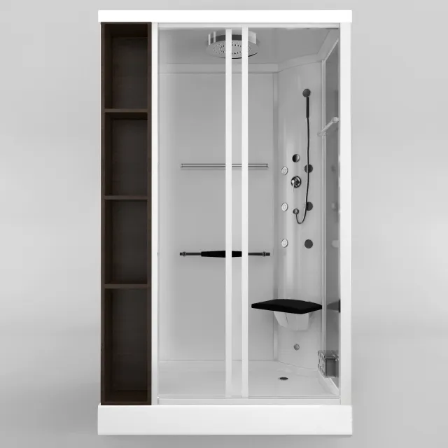 bathroom - Shower cabin 100 3D Model