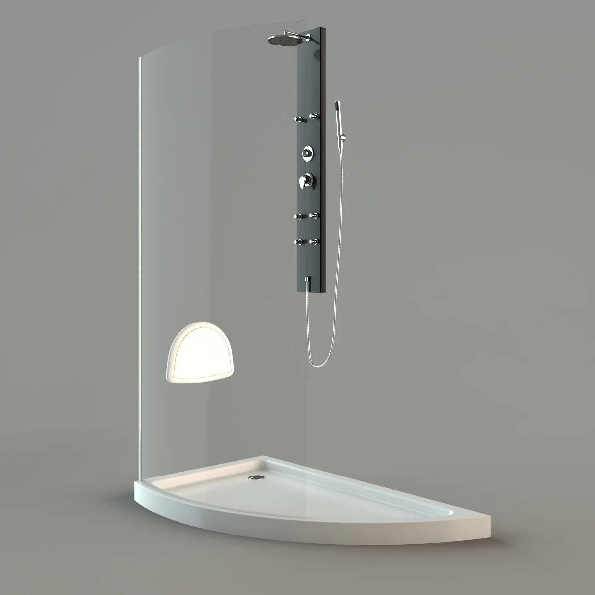 bathroom - Shower cabin 28 3D Model