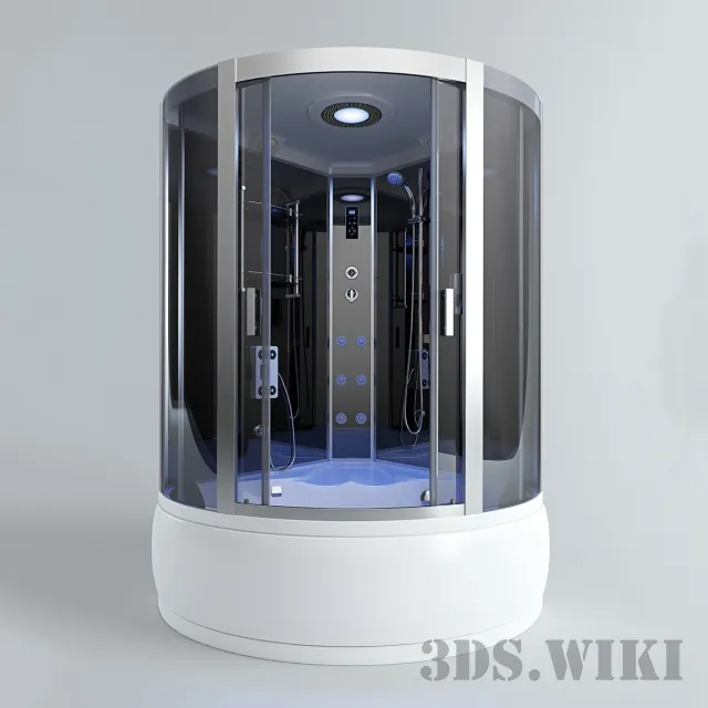 bathroom - Shower cabin Arcus AS-115 3D Model