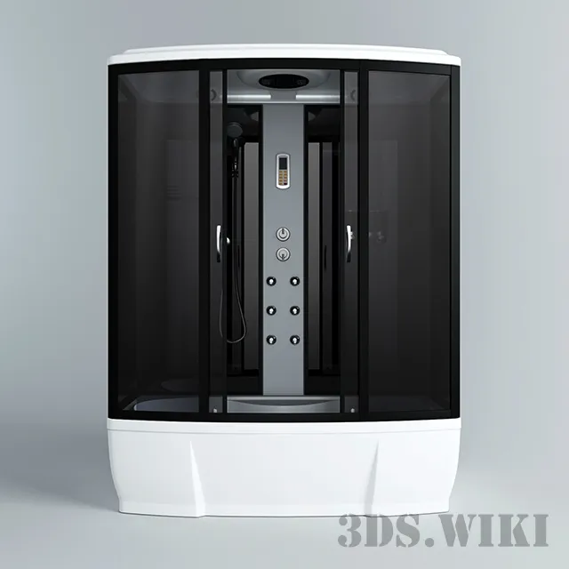 bathroom - Shower cabin AS-205 3D Model