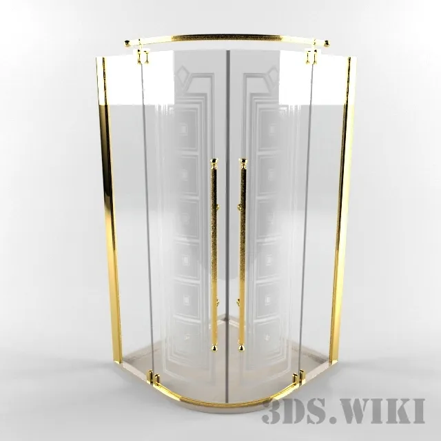 bathroom - Shower cabin Eurodesign IL Borgo 3D Model