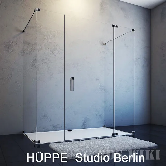 bathroom - Shower cabin HUPPE Studio Berlin 3D Model