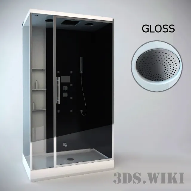 bathroom - Shower cabin Systempool GLOSS 3D Model
