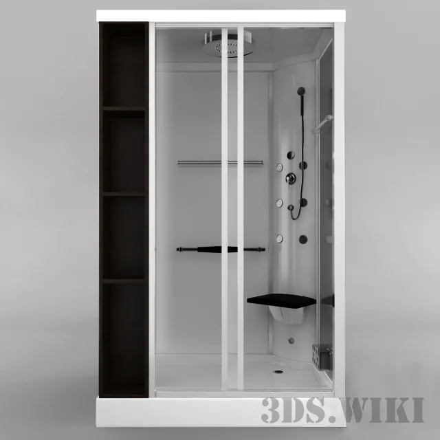 bathroom - Shower cabin Timo Puro 3D Model