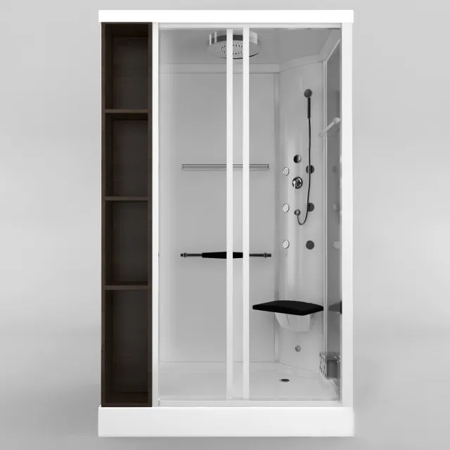 bathroom - Shower cabin Timo Puro 3D Model