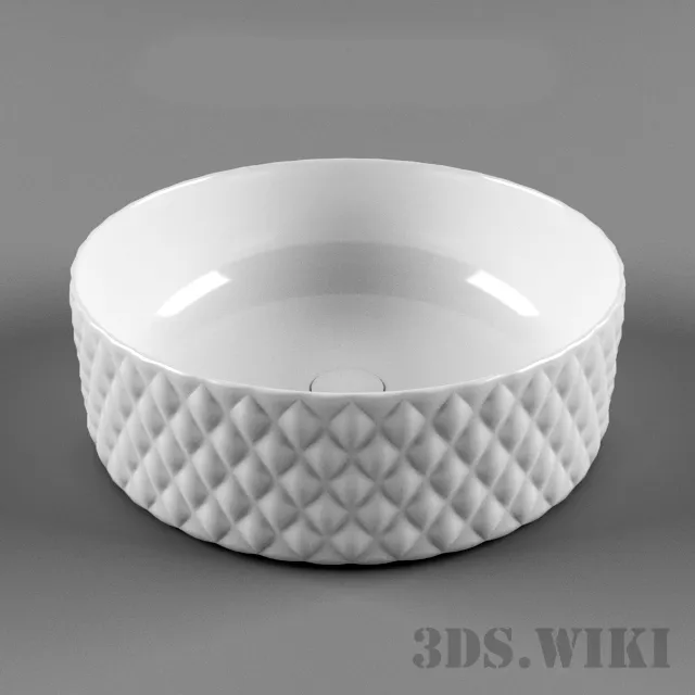 bathroom - Sink ArtCeram Rombo OSL009 3D Model