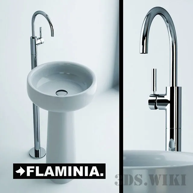 bathroom - Sink Flaminia Bonola BN46A BN50C 3D Model