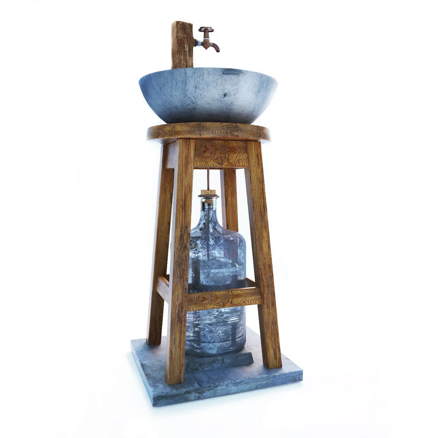 bathroom - Sink Hatria Area SX 02 3D Model