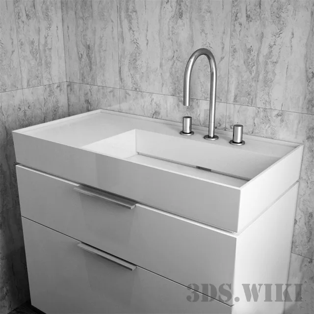 bathroom - Sink LAUFEN KARTELL 810339 3D Model