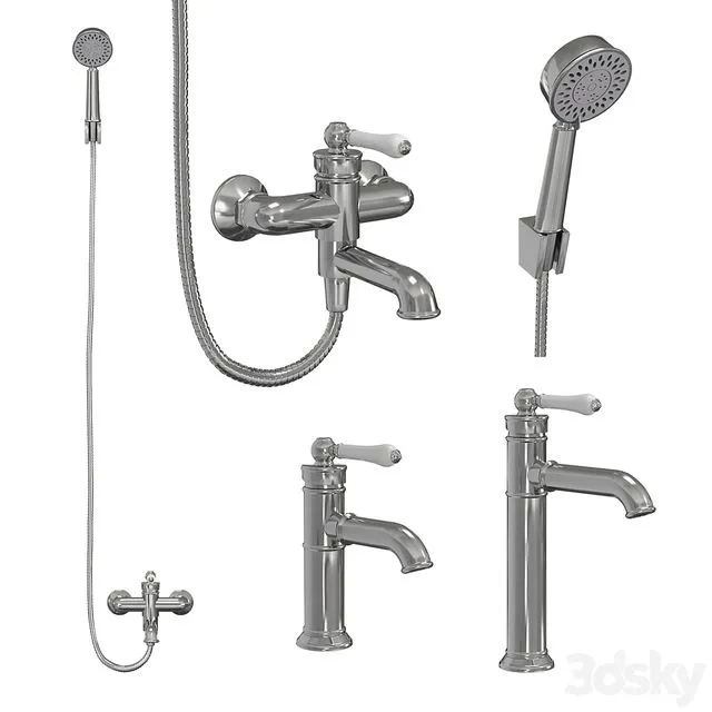 Bathroom sink Oxford IDDIS faucet 3D Model