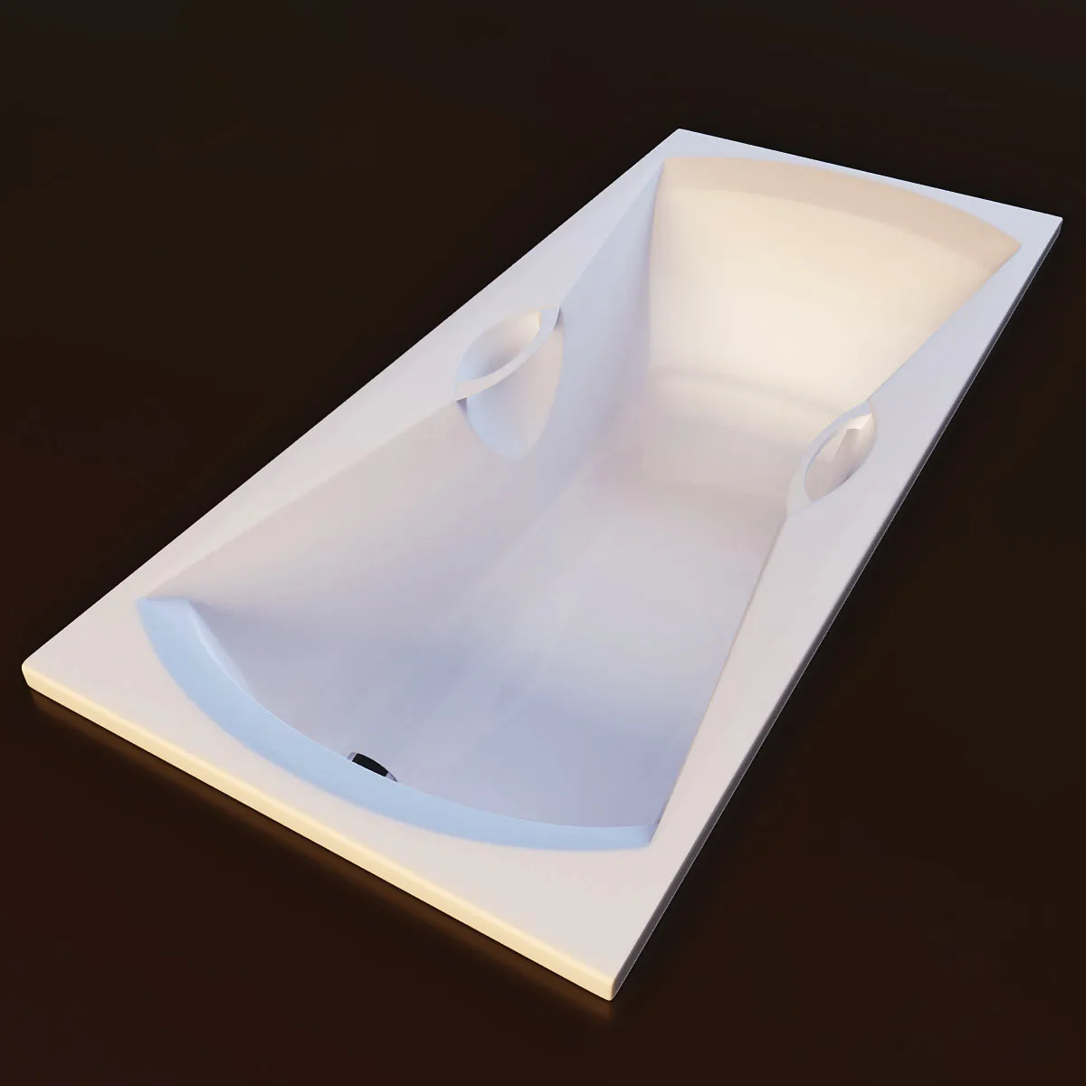 bathroom - Sonata bathtub 56 3D Model