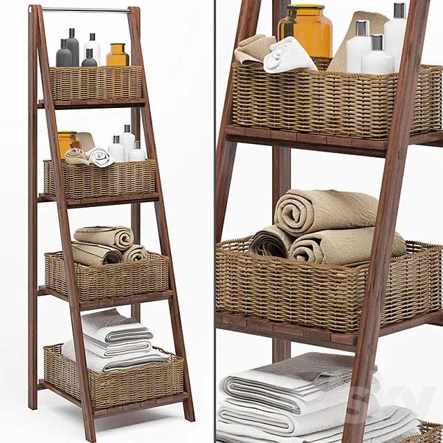 Bathroom storage 3D Model