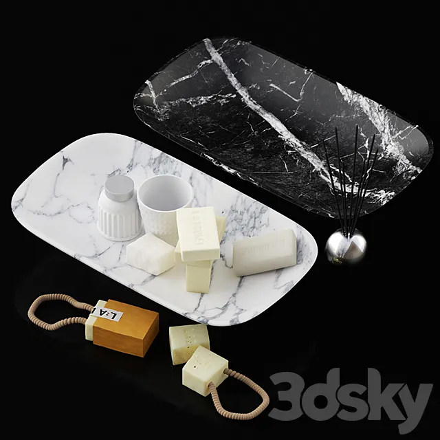 Bathroom stuff 3D Model