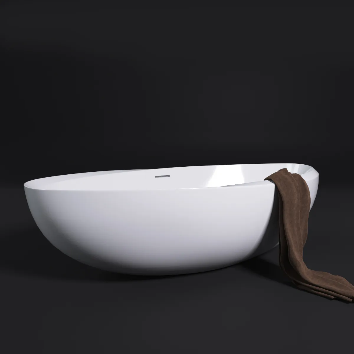 bathroom - Teuco Bordi bathtub 01 3D Model