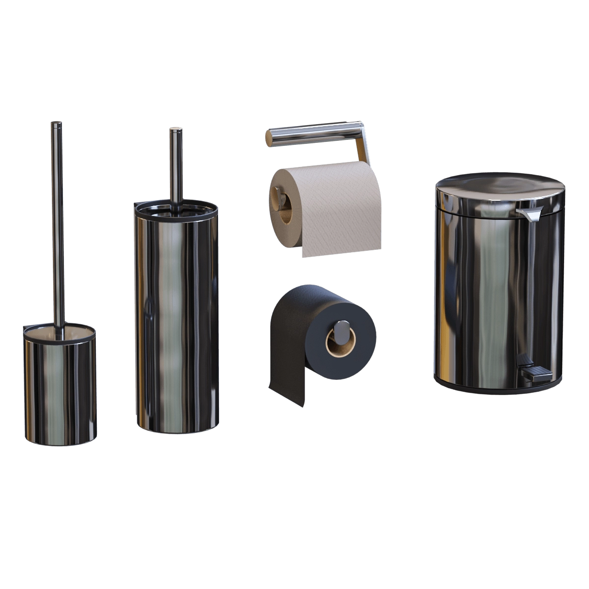 bathroom - Toilet & bath set 3D Model