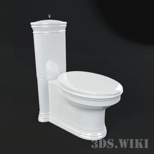 bathroom - Toilet compact Amadea 769510 3D Model