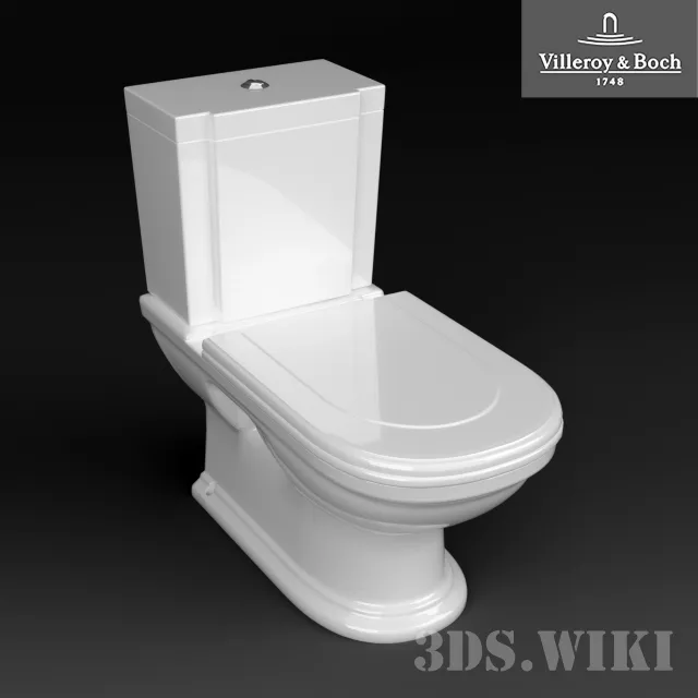 bathroom - Toilet Hommage Villeroy & Boch 3D Model