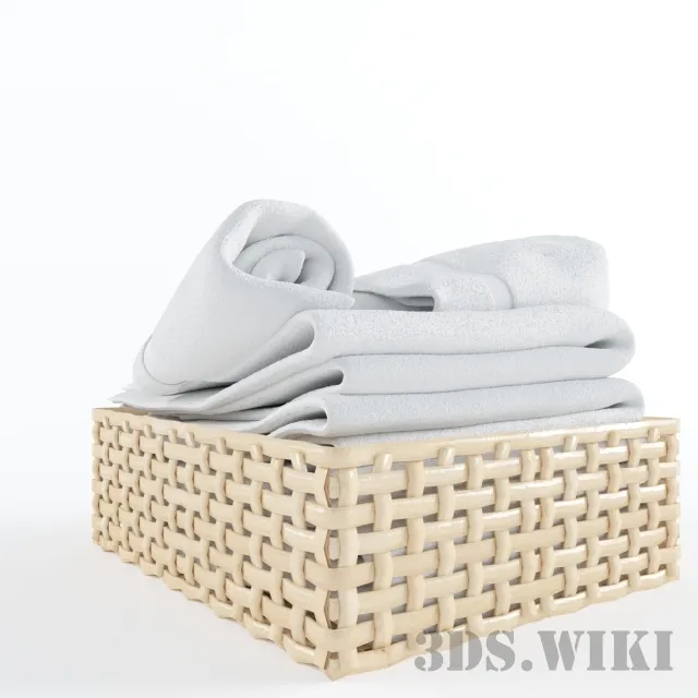 bathroom - TOWELS 3D Model