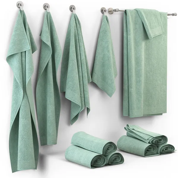 bathroom - Towels for bathroom 368 3D Model