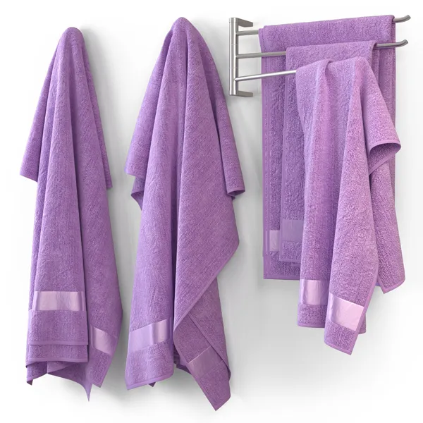 bathroom - Towels for bathroom 74 3D Model