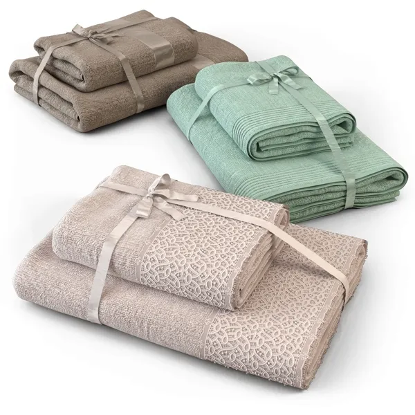 bathroom - Towels for bathroom 84 3D Model