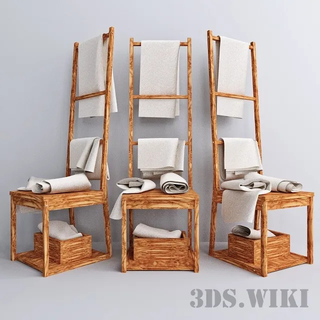 bathroom - Versatile bathroom decor 3D Model