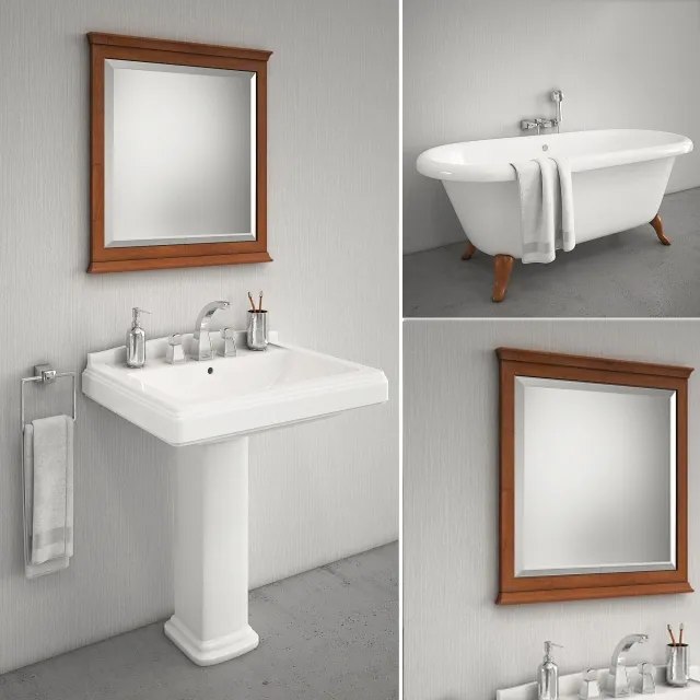 bathroom - Villeroy and Boch Hommage 2 3D Model