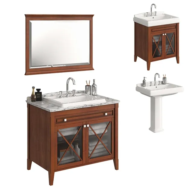 bathroom - Villeroy and Boch Hommage part 2 3D Model