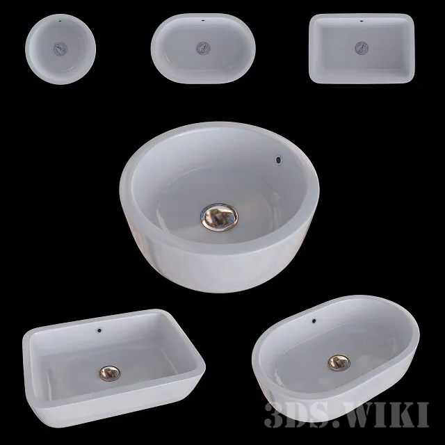 bathroom - Villeroy & Boch washbasins and basins ARCHITECTURA 3D Model