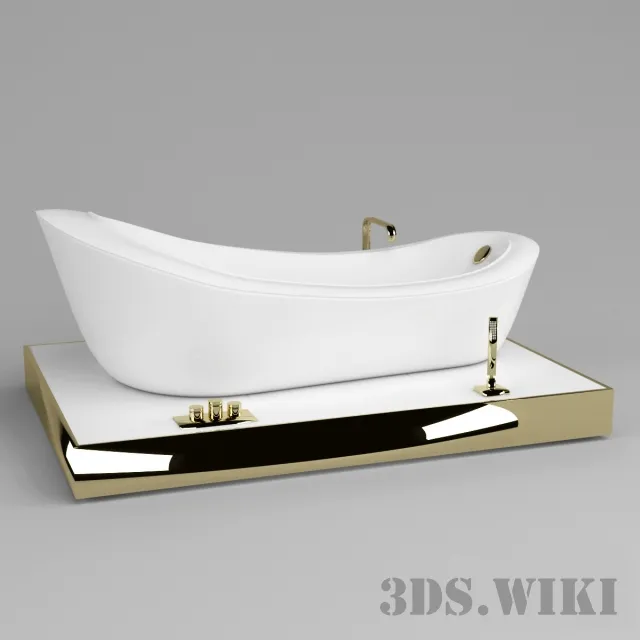 bathroom - VISIONNAIRE bathtub 3D Model
