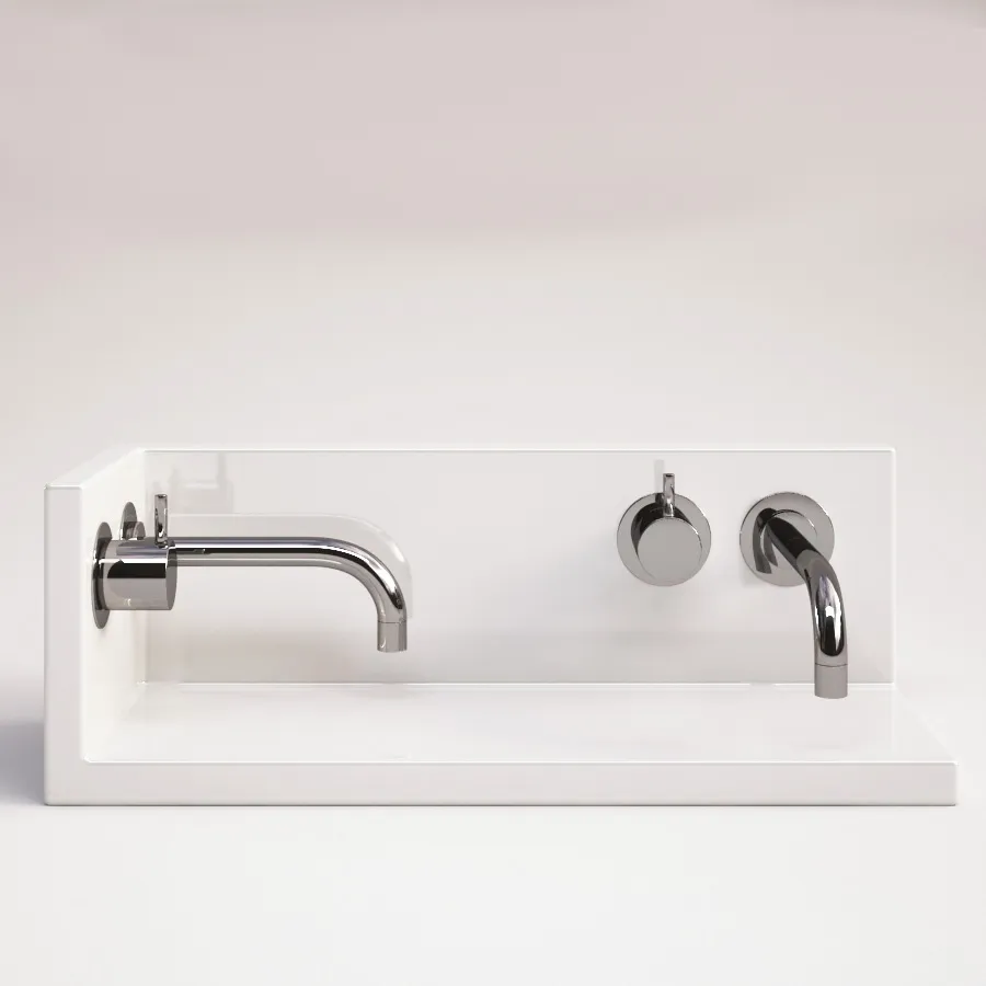bathroom - Vola 911 Wall Faucet 3D Model