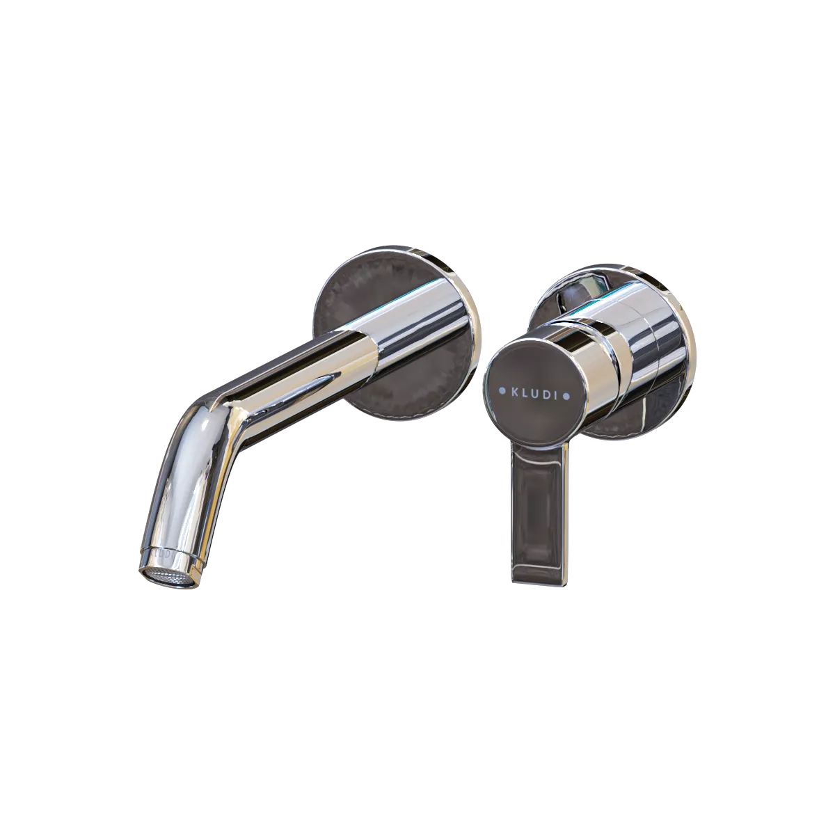 bathroom - Wall-mounted mixer 3D Model