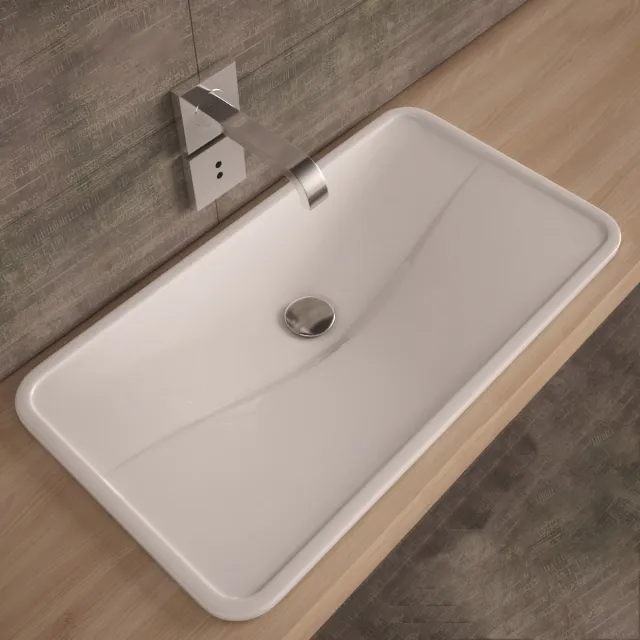 bathroom - Washbasin Alape UB.TA700. Mixer - Grohe Allure E 3D Model