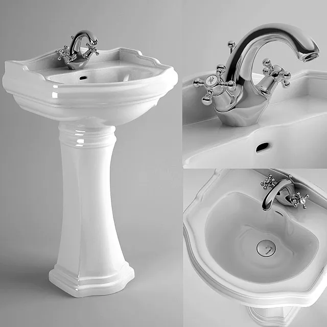 bathroom - Washbasin Kerasan Ciotola 02 3D Model